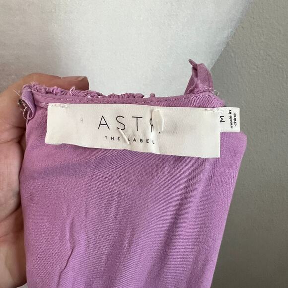 Astr the Label Lace Dress Women's M Purple A-Line Midi Classy Romantic Staple - Picture 6 of 8